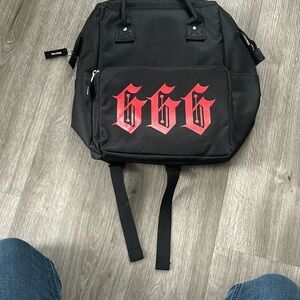Black Craft BAGS (x2) with Red Accents